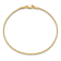 14K Yellow Gold 1mm Franco Chain Bracelet