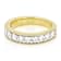 Lab-Grown Diamond Band Ring In 14K Yellow Gold Over Sterling Silver 1.00ctw