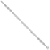 Rhodium Over Sterling Silver 7.25-inch with 0.5-inch Extension Fancy
Link Bracelet