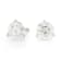 Certified White Lab-Grown Diamond H-I SI 14k White Gold Martini Stud
Earrings 1.50ctw