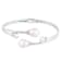 8-8.5mm White Cultured Freshwater Pearl Silver  Bracelet