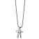 Men's Cross Pendant With Chain In Titanium