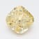 1.04ct Yellow Cushion Lab-Grown Diamond VS2 Clarity IGI Certified