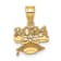 14K Yellow Gold Graduation Cap and Diploma 2024 Charm