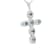 2.65ct Oval Aquamarine and Cubic Zirconia Rhodium Over Sterling Silver
Pendant with chain.