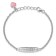 Rhodium Over Sterling Silver Enameled PRINCESS with 1-inch Extender
Children's Bracelet