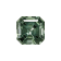 Montana Teal Sapphire Loose Gemstone 3.7mm Asscher Cut 0.30ct