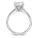 Rhodium Over 14K White Gold 3 ct. D E F Pure Light Oval Moissanite
Solitaire Ring