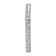 Rhodium Over 14k White Gold Diamond Latin Cross Chain Slide Pendant