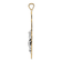 14k Yellow Gold and 14k White Gold Solid Polished Fancy Cross Pendant