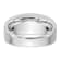 Rhodium Over 14K White Gold Lab Grown Diamond Men's Band