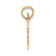 14k Yellow Gold Textured Megaphone with Handle Charm