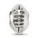 Sterling Silver Football Bead