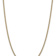 14k Yellow Gold and Rhodium Over 14k Yellow Gold 3.4mm Pave Curb 18 Inch Chain