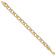 10k Yellow Gold 8.5mm Double Link Charm Bracelet