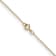 14k Yellow Gold 0.5mm Solid Curb 24 Inch Chain
