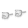 Rhodium Over 14K White Gold 3/4ct. 4.5mm Round G H I True Light
Moissanite Screwback Earrings
