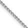 Rhodium Over 14k White Gold 1.25mm Solid Spiga 14 Inch Chain
