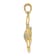 14k Two-tone Gold 3D and Textured Bumblebee Charm
