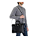 Prada Black Leather Top Zipper Briefcase