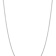Rhodium Over 14k White Gold 0.95mm Solid Diamond-Cut Cable 26 Inch Chain