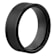 Robert Alton Men's Black Ion Plated 8mm Band Ring In Tungsten