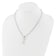 Rhodium Over Sterling Silver 3-5.5mm Freshwater Cultured Pearl LETTER I
18-inch Necklace