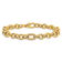 14K Yellow Gold Polished and Textured 7.5-inch Fancy Bracelet