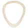 7-8mm White Freshwater Cultured Pearl 76-inch Slip-on Necklace