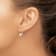 Rhodium Over 14K White Gold 5-6mm Round White Saltwater Akoya Pearl
Leverback Earrings