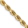 14k Yellow Gold 3.25mm Solid Diamond-Cut Rope 26 Inch Chain