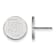 Rhodium Over Sterling Silver MLB LogoArt San Diego Padres Post Earrings