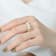 Pear Shape Freshwater Pearl Band Ring In 14K Gold Over Sterling Silver