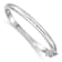 Rhodium Over Sterling Silver Polished and Diamond-cut 4mm with Safety
Hinged Children's Bangle