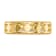 14K Yellow Gold Diamond Shapes Toe Ring