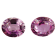 Pink Sapphire Unheated 8.7x7.4mm Oval Matched Pair 5.06ctw