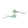 Green Cubic Zirconia Platinum Over Sterling Silver May Birthstone
Earrings 6.15ctw