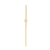 14K Yellow Gold Vertical Bar Necklace