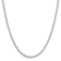 Sterling Silver 3.5mm Diamond-cut Rolo Chain Necklace