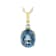 Blue Topaz And Swiss Blue Topaz Pendant Necklace In 18K Gold Over
Sterling Silver 5.72ctw