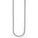 Rhodium Over Sterling Silver 3.0mm Wheat 20 Inch Chain