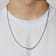 Robert Alton Men's Rope Chain Necklace 2.3mm In Stainless Steel 24 Inch