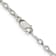 Sterling Silver 3mm Fancy Patterned Rolo Chain Necklace