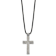 Men's Cross Pendant With Chain In Titanium