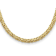 18K Yellow Gold 9.5mm Sapphire Byzantine 18-inch Necklace With Sapphire
in the clasp.