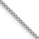 Rhodium Over 14k White Gold 1.05mm Solid Box 22 Inch Chain