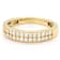 Lab-Grown Diamond Band Ring In 14K Gold Over Sterling Silver 0.40ctw