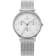 Obaku Women's Lind White Dial Stainless Steel Mesh Band Watch