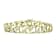 CZ Pave Classic Chain Bracelet In 14K Gold Over Sterling Silver