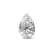 2.50ct Pear Shape White Lab-Grown Diamond E Color VS-1 Clarity IGI Certified